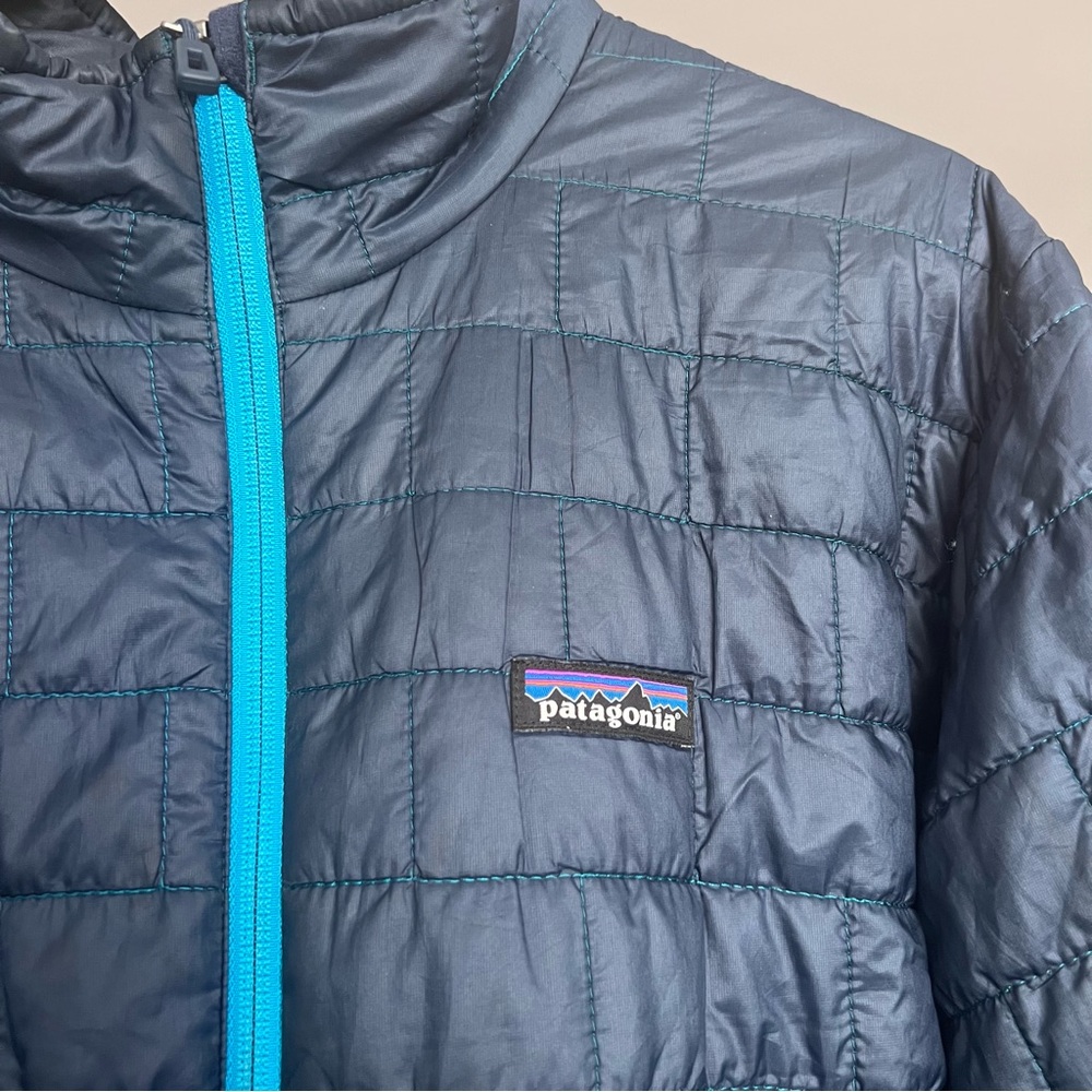 Patagonia Men’s Nano Puff Jacket SZ M Blue Gorpcore Lightweight Outdoors - Picture 4 of 13